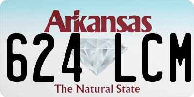 AR license plate 624LCM