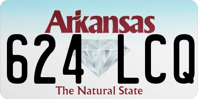 AR license plate 624LCQ