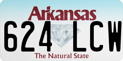 AR license plate 624LCW