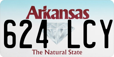 AR license plate 624LCY