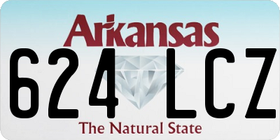 AR license plate 624LCZ