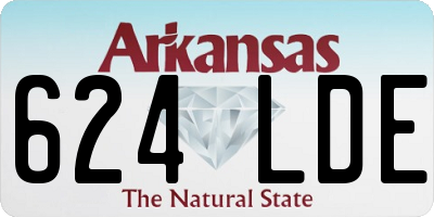 AR license plate 624LDE