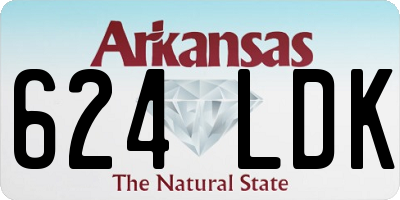 AR license plate 624LDK