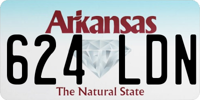 AR license plate 624LDN