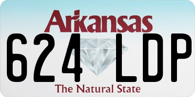 AR license plate 624LDP