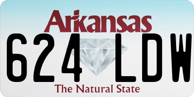 AR license plate 624LDW