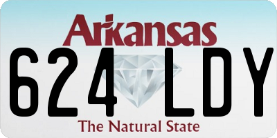 AR license plate 624LDY