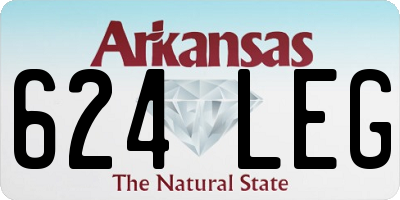 AR license plate 624LEG