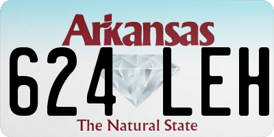 AR license plate 624LEH