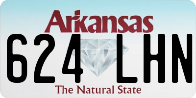AR license plate 624LHN