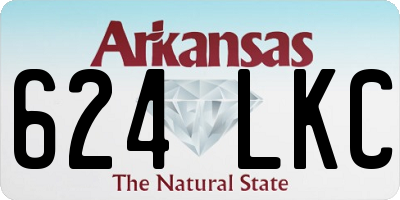 AR license plate 624LKC