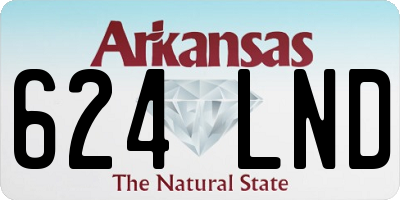 AR license plate 624LND