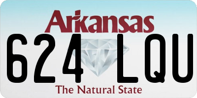 AR license plate 624LQU