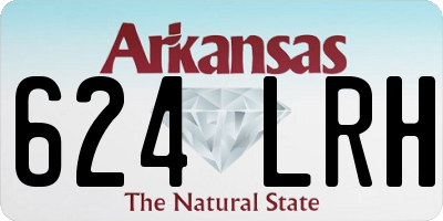 AR license plate 624LRH