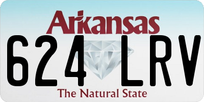 AR license plate 624LRV
