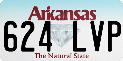 AR license plate 624LVP