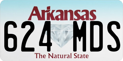 AR license plate 624MDS