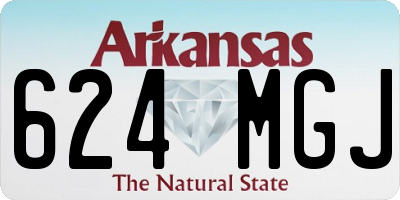 AR license plate 624MGJ