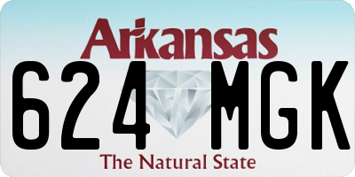 AR license plate 624MGK