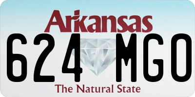 AR license plate 624MGO
