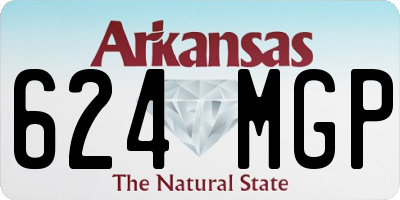 AR license plate 624MGP
