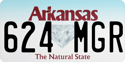 AR license plate 624MGR