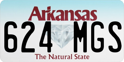 AR license plate 624MGS