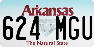 AR license plate 624MGU