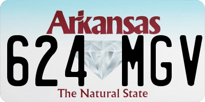 AR license plate 624MGV