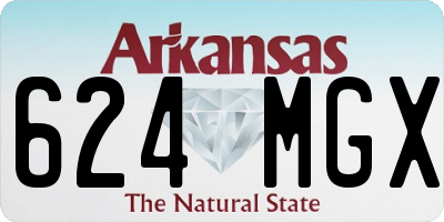 AR license plate 624MGX