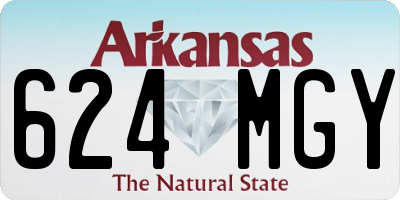 AR license plate 624MGY