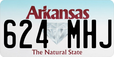 AR license plate 624MHJ
