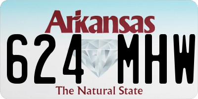 AR license plate 624MHW