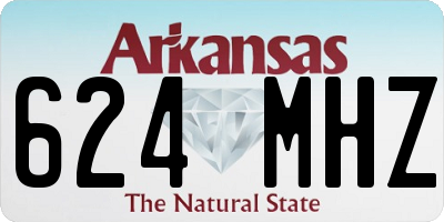 AR license plate 624MHZ