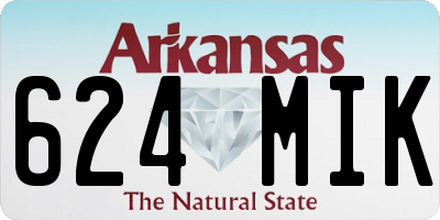 AR license plate 624MIK