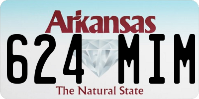 AR license plate 624MIM