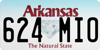 AR license plate 624MIO