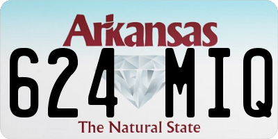 AR license plate 624MIQ