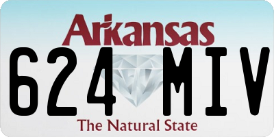 AR license plate 624MIV