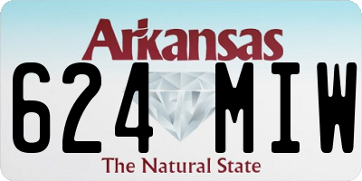 AR license plate 624MIW