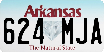 AR license plate 624MJA