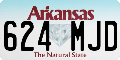AR license plate 624MJD