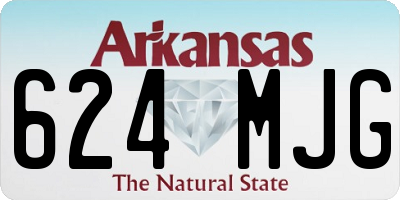 AR license plate 624MJG