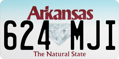 AR license plate 624MJI