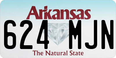 AR license plate 624MJN