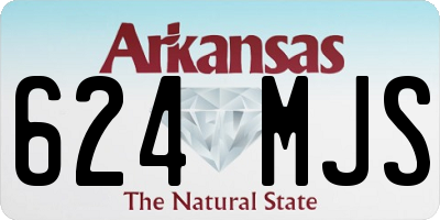 AR license plate 624MJS