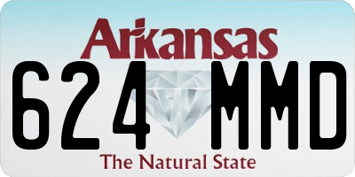 AR license plate 624MMD