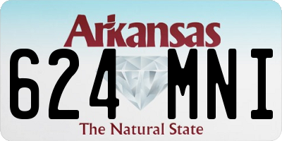 AR license plate 624MNI