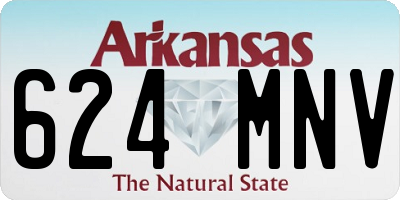 AR license plate 624MNV