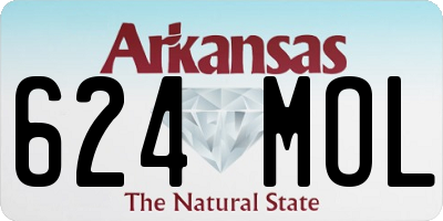 AR license plate 624MOL